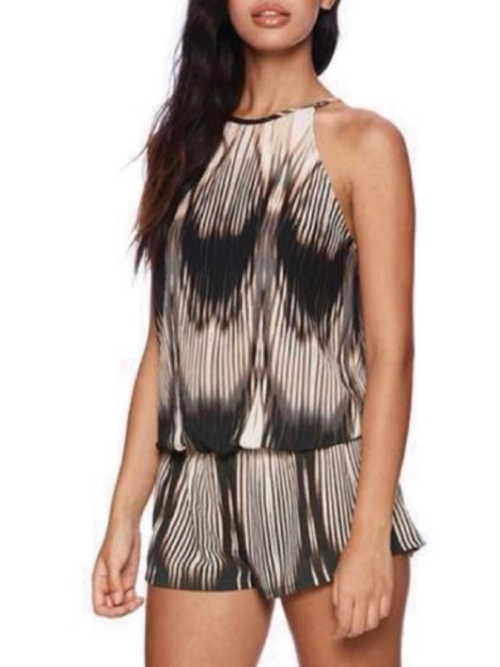 Beach Bunny Mystique Sleeveless Open Back Romper